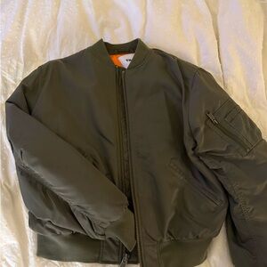 TNA Dark Green Bomber Jacket
